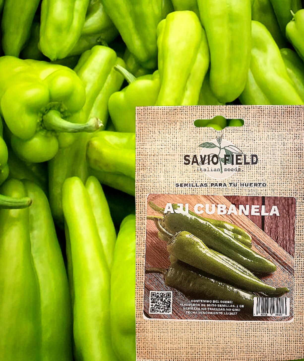 El ají cubanela es un alimento bajo en calorías, rico en vitaminas A, C, E y del grupo B, así como minerales como potasio, magnesio y calcio. Sus propiedades incluyen efectos antioxidantes, antiinflamatorios y que favorecen la digestión, además de poder ay